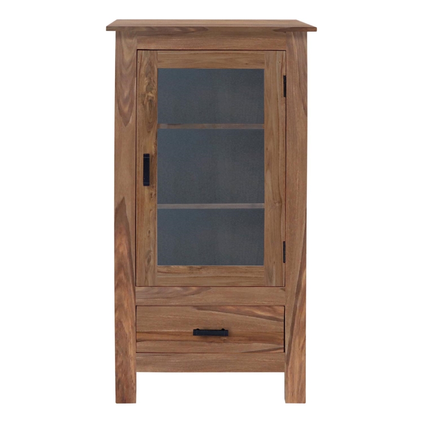 Boekenkast RAMI 120x60 cm massief hout/palissander