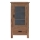 Boekenkast RAMI 120x60 cm massief hout/palissander