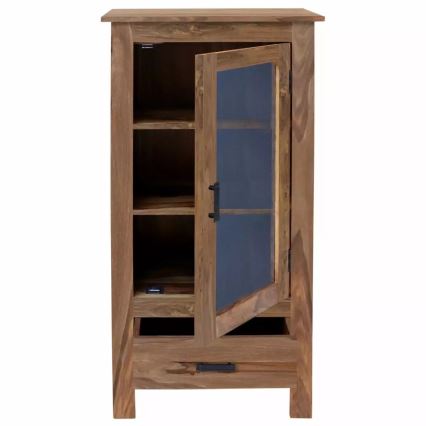 Boekenkast RAMI 120x60 cm massief hout/palissander