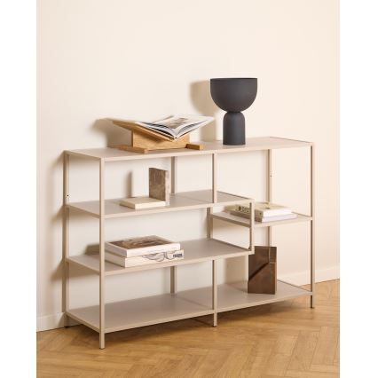 Boekenkast SARON 114x78 cm grijs
