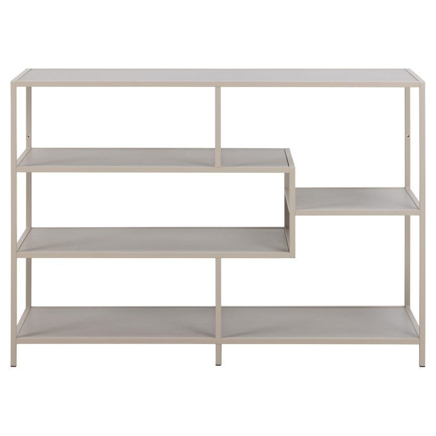 Boekenkast SARON 114x78 cm grijs