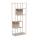 Boekenkast SARON 77x185 cm grijs