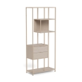 Boekenkast SARON 77x185 cm grijs