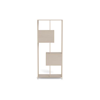 Boekenkast SARON 77x185 cm grijs