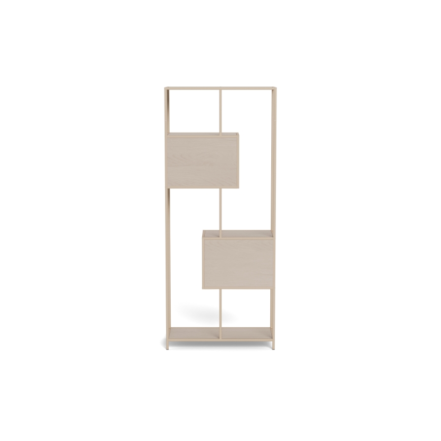 Boekenkast SARON 77x185 cm grijs