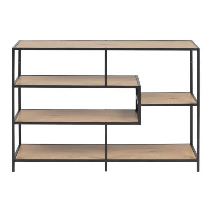 Boekenkast SARON eiken/zwart