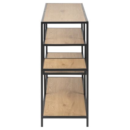 Boekenkast SARON eiken/zwart
