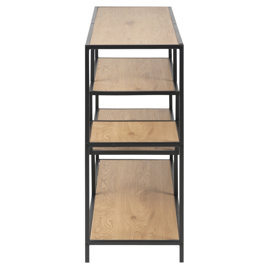 Boekenkast SARON eiken/zwart