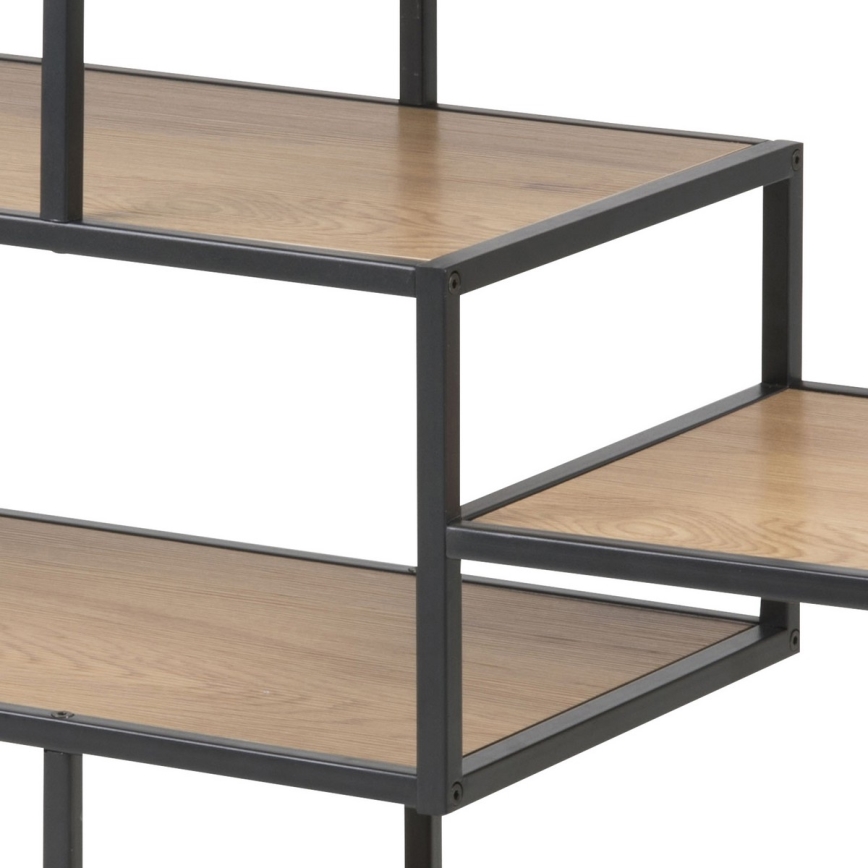 Boekenkast SARON eiken/zwart