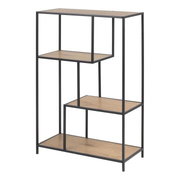 Boekenkast SARON eiken/zwart