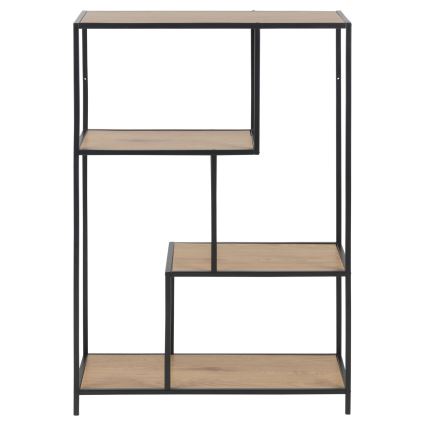 Boekenkast SARON eiken/zwart