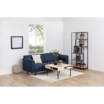Boekenkast SARON eiken/zwart