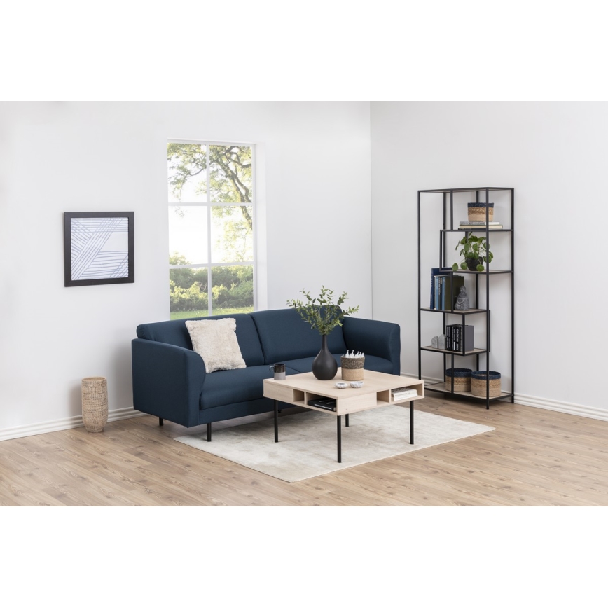 Boekenkast SARON eiken/zwart