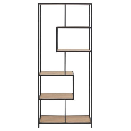 Boekenkast SARON eiken/zwart