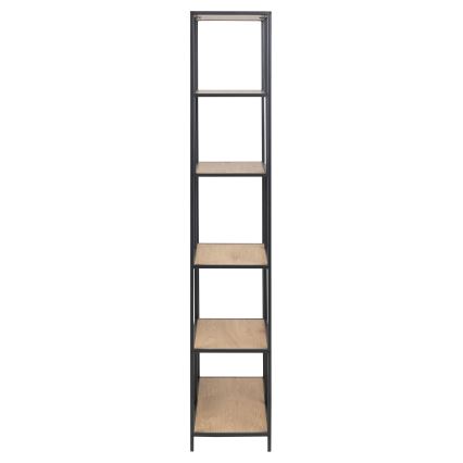 Boekenkast SARON eiken/zwart