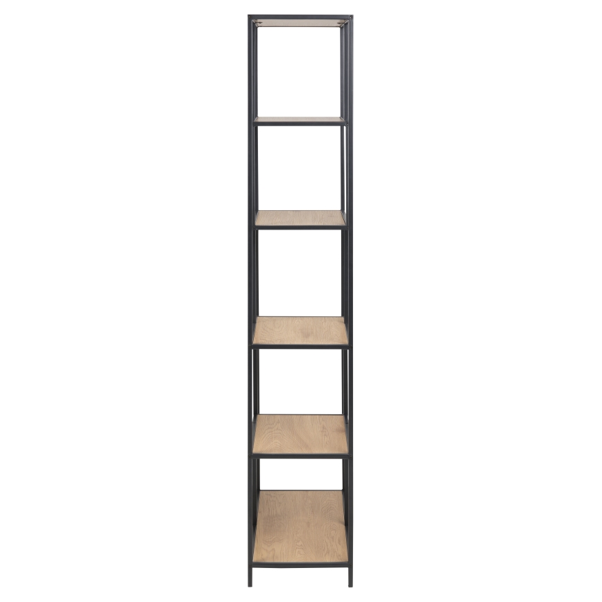 Boekenkast SARON eiken/zwart