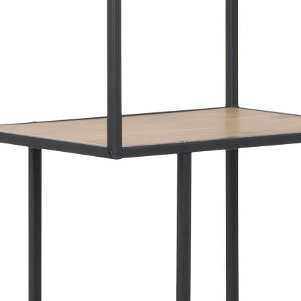 Boekenkast SARON eiken/zwart