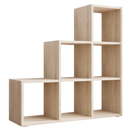 Boekenkast TRIO 108x105 cm eik sonoma