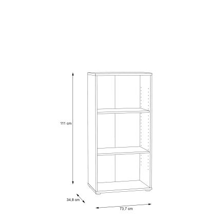 Boekenkast URAN artisan eiken