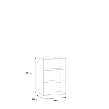 Boekenkast URAN wit