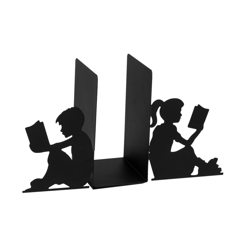 Boekenstop 22x40,5 cm zwart