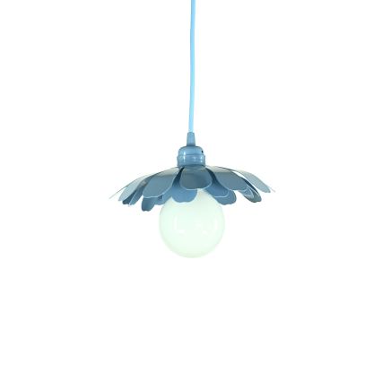 Bohemia-Design - Hanglamp aan kabel 1xE27/60W/230V blauw