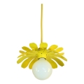 Bohemia-Design - Hanglamp aan kabel 1xE27/60W/230V geel
