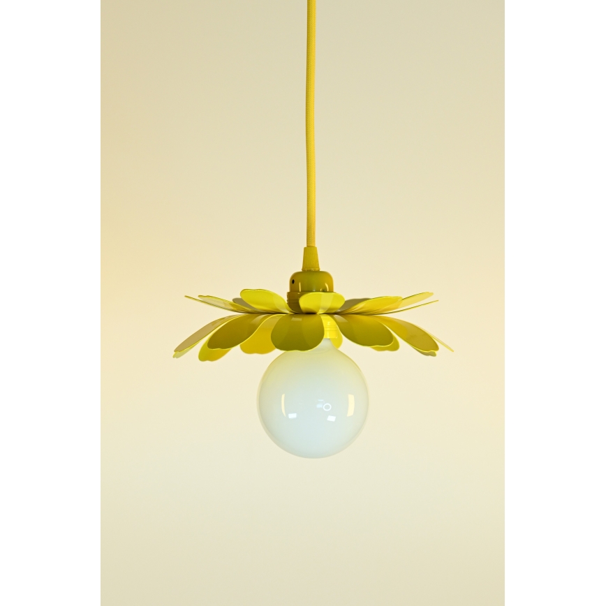 Bohemia-Design - Hanglamp aan kabel 1xE27/60W/230V geel