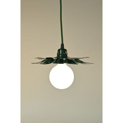 Bohemia-Design - Hanglamp aan kabel 1xE27/60W/230V groen