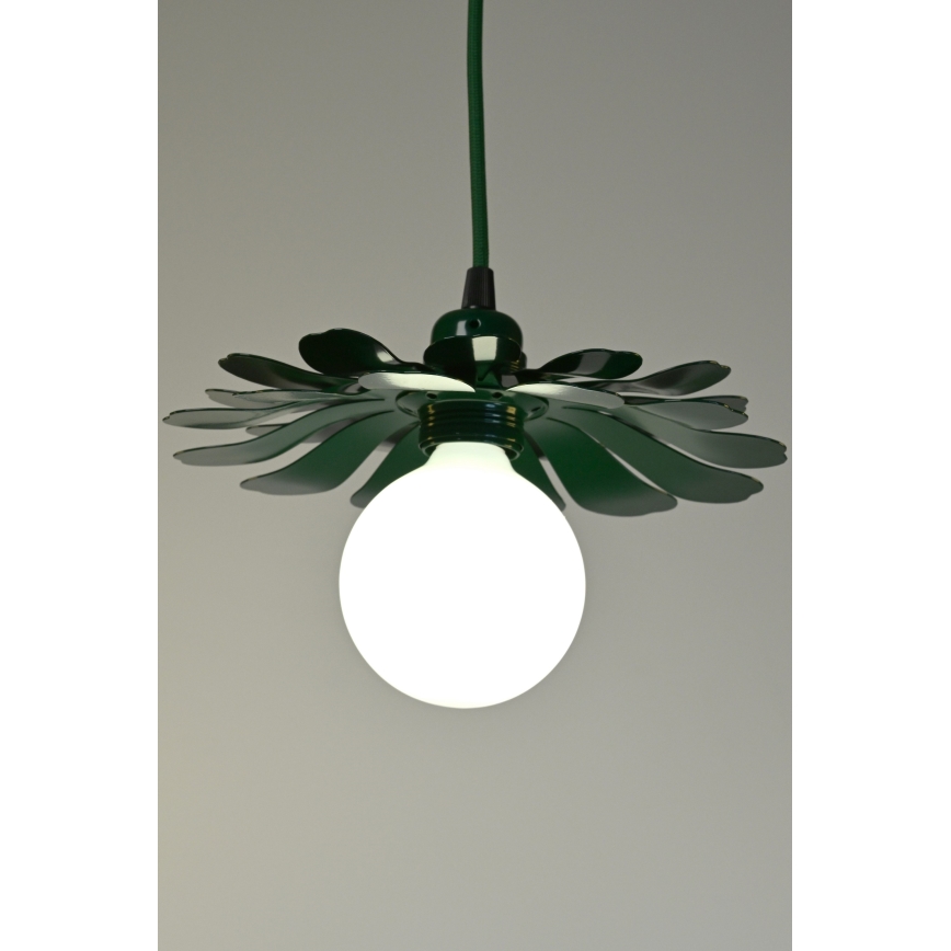 Bohemia-Design - Hanglamp aan kabel 1xE27/60W/230V groen