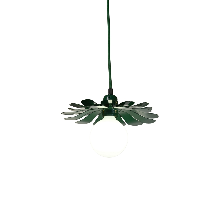 Bohemia-Design - Hanglamp aan kabel 1xE27/60W/230V groen