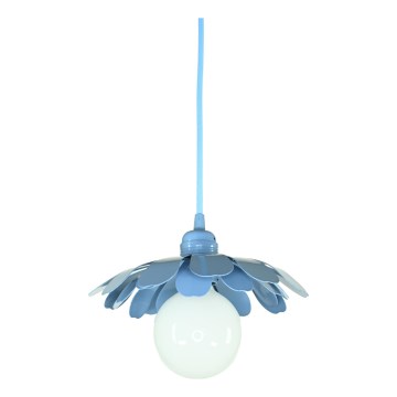 Bohemia-Design - Hanglamp aan snoer 1xE27/60W/230V blauw
