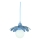 Bohemia-Design - Hanglamp aan snoer 1xE27/60W/230V blauw