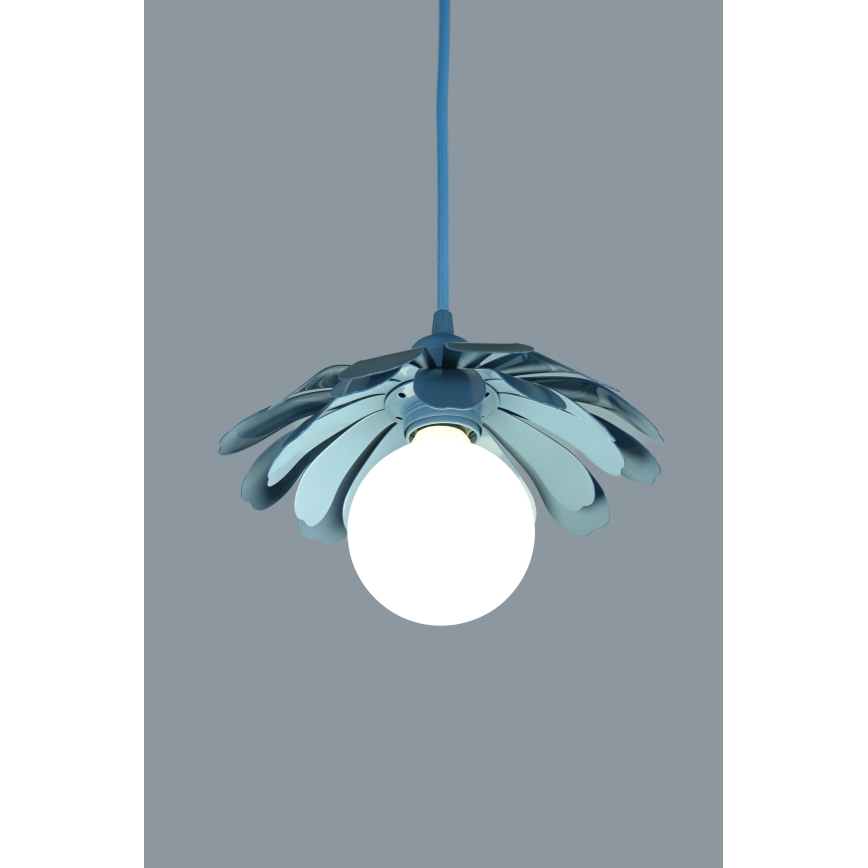 Bohemia-Design - Hanglamp aan snoer 1xE27/60W/230V blauw