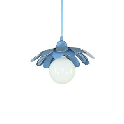 Bohemia-Design - Hanglamp aan snoer 1xE27/60W/230V blauw