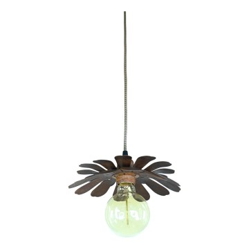 Bohemia-Design - Hanglamp aan snoer 1xE27/60W/230V bronskleurig