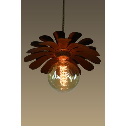 Bohemia-Design - Hanglamp aan snoer 1xE27/60W/230V bronskleurig