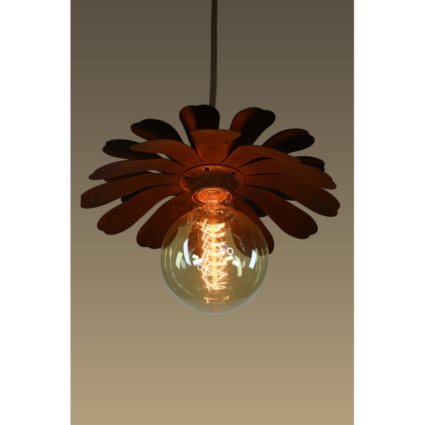 Bohemia-Design - Hanglamp aan snoer 1xE27/60W/230V bronskleurig