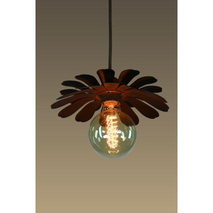 Bohemia-Design - Hanglamp aan snoer 1xE27/60W/230V bronskleurig