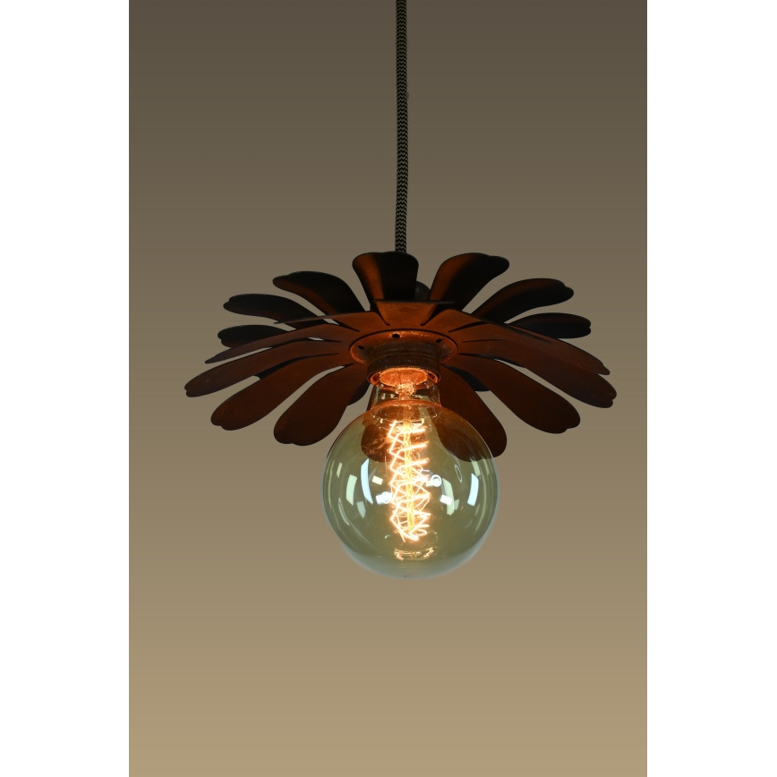 Bohemia-Design - Hanglamp aan snoer 1xE27/60W/230V bronskleurig