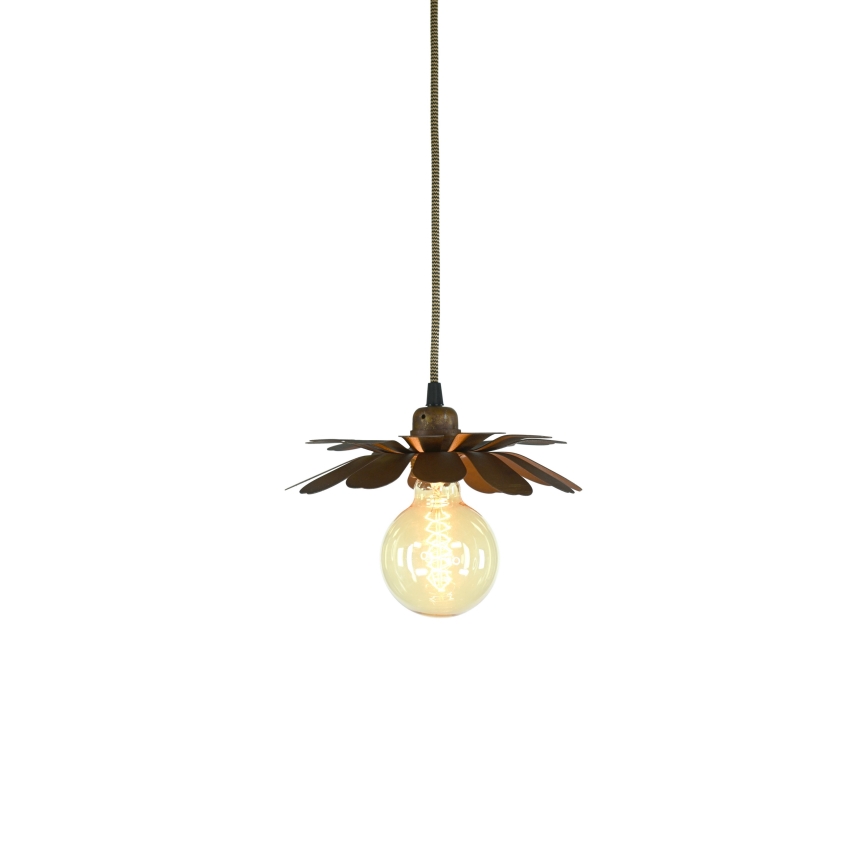Bohemia-Design - Hanglamp aan snoer 1xE27/60W/230V bronskleurig