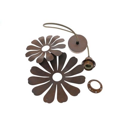Bohemia-Design - Hanglamp aan snoer 1xE27/60W/230V bronskleurig