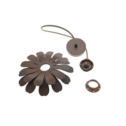 Bohemia-Design - Hanglamp aan snoer 1xE27/60W/230V bronskleurig