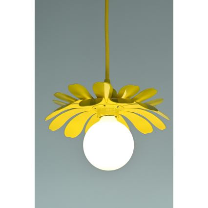 Bohemia-Design - Hanglamp aan snoer 1xE27/60W/230V geel