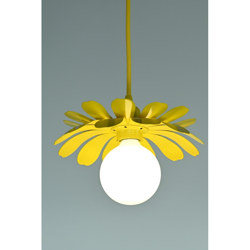 Bohemia-Design - Hanglamp aan snoer 1xE27/60W/230V geel