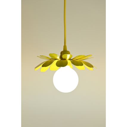 Bohemia-Design - Hanglamp aan snoer 1xE27/60W/230V geel