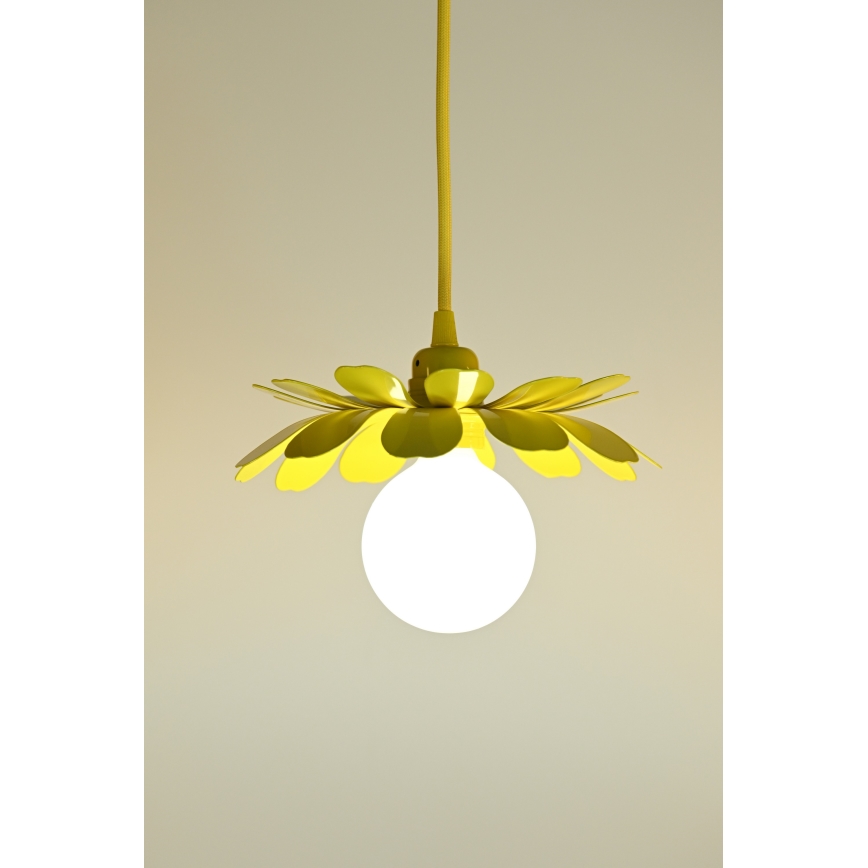 Bohemia-Design - Hanglamp aan snoer 1xE27/60W/230V geel