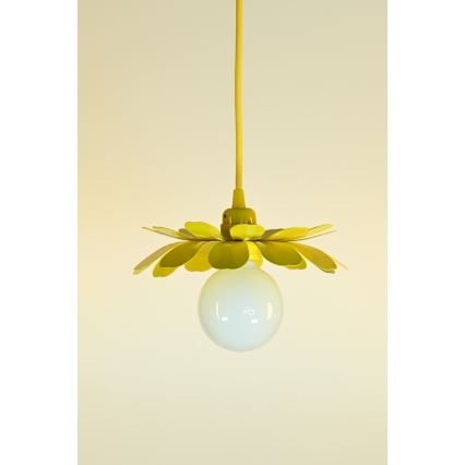 Bohemia-Design - Hanglamp aan snoer 1xE27/60W/230V geel