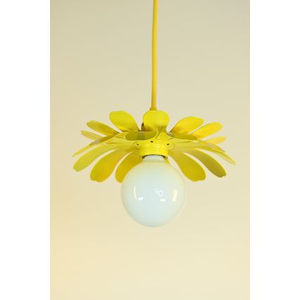 Bohemia-Design - Hanglamp aan snoer 1xE27/60W/230V geel