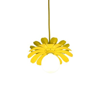 Bohemia-Design - Hanglamp aan snoer 1xE27/60W/230V geel